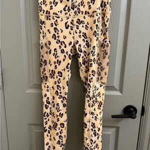 Fabletics Leopard Print Leggings with Pockets